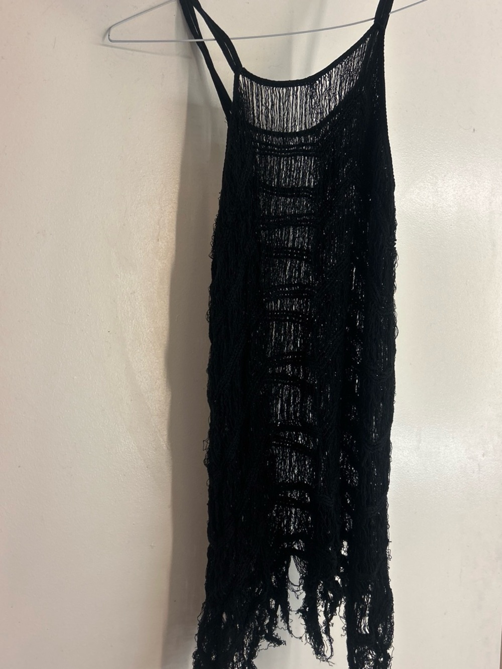 Black beach cover up